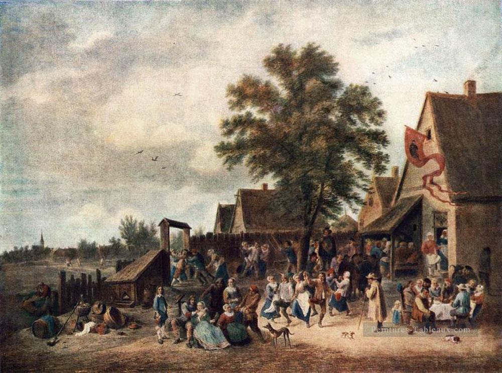 La fête du village David Teniers le Jeune Peintures à l'huile